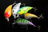 5x 8.5cm Popper Crank Bait Fishing Lure Lures Surface Tackle Saltwater - Front View