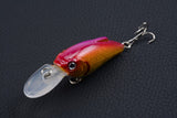 8x 7.5cm Popper Crank Bait Fishing Lure Lures Surface Tackle Saltwater - 45-Degree Angle