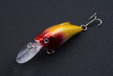 8x 7.5cm Popper Crank Bait Fishing Lure Lures Surface Tackle Saltwater - Rear View