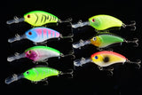 7x 9cm Popper Crank Bait Fishing Lure Lures Surface Tackle Saltwater - Side View