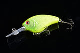 7x 9cm Popper Crank Bait Fishing Lure Lures Surface Tackle Saltwater - Top-Down View