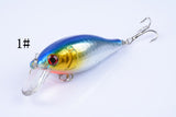 5x 7.5cm Popper Crank Bait Fishing Lure Lures Surface Tackle Saltwater - Rear View