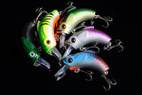 5x 5.5cm Popper Crank Bait Fishing Lure Lures Surface Tackle Saltwater - Front View