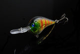 8x 9.5cm Popper Crank Bait Fishing Lure Lures Surface Tackle Saltwater - 45-Degree Angle