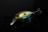 8x 7cm Popper Crank Bait Fishing Lure Lures Surface Tackle Saltwater - Top-Down View