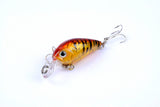 9x 4.5cm Popper Crank Bait Fishing Lure Lures Surface Tackle Saltwater - 45-Degree Angle