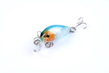 9x 4.5cm Popper Crank Bait Fishing Lure Lures Surface Tackle Saltwater - Rear View