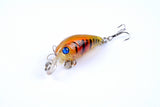9x 4.5cm Popper Crank Bait Fishing Lure Lures Surface Tackle Saltwater - Close-Up Angle