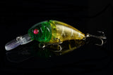 3x 8.5cm Popper Crank Bait Fishing Lure Lures Surface Tackle Saltwater - Top-Down View