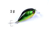 5x 5.5cm Popper Crank Bait Fishing Lure Lures Surface Tackle Saltwater - 45-Degree Angle