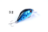 5x 5.5cm Popper Crank Bait Fishing Lure Lures Surface Tackle Saltwater - Rear View