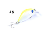 5x 5.5cm Popper Crank Bait Fishing Lure Lures Surface Tackle Saltwater - Close-Up Angle