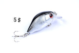 5x 5.5cm Popper Crank Bait Fishing Lure Lures Surface Tackle Saltwater - Low Angle