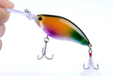 6x 11cm Popper Crank Bait Fishing Lure Lures Surface Tackle Saltwater - Side View
