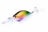 6x 11cm Popper Crank Bait Fishing Lure Lures Surface Tackle Saltwater - Top-Down View