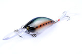 6x 11cm Popper Crank Bait Fishing Lure Lures Surface Tackle Saltwater - 45-Degree Angle