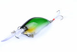 6x 11cm Popper Crank Bait Fishing Lure Lures Surface Tackle Saltwater - Rear View