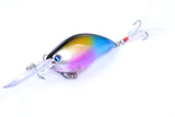 6x 11cm Popper Crank Bait Fishing Lure Lures Surface Tackle Saltwater - Close-Up Angle