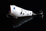 4X 5cm Popper Poppers Fishing Lure Lures Surface Tackle Fresh Saltwater - Rear View