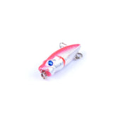 6X 3.5cm Popper Poppers Fishing Hard Lure Lures Surface Tackle Fresh Saltwater - Close-Up Angle