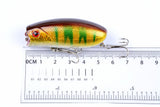 8X 6cm Popper Poppers Fishing Lure Lures Surface Tackle Fresh Saltwater - Extra Image