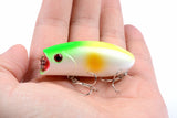 8X 6cm Popper Poppers Fishing Lure Lures Surface Tackle Fresh Saltwater - Front View