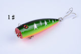 5X 7cm Popper Poppers Fishing Lure Lures Surface Tackle Fresh Saltwater - 45-Degree Angle