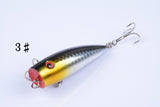 5X 7cm Popper Poppers Fishing Lure Lures Surface Tackle Fresh Saltwater - Close-Up Angle