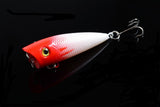 5X 6cm Popper Poppers Fishing Lure Lures Surface Tackle Fresh Saltwater - Close-Up Angle