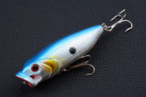 4X 8cm Popper Poppers Fishing Lure Lures Surface Tackle Fresh Saltwater - Extra Image