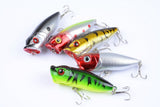 5X 6.5cm Popper Poppers Fishing Lure Lures Surface Tackle Fresh Saltwater - Side View