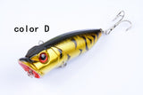 5X 6.5cm Popper Poppers Fishing Lure Lures Surface Tackle Fresh Saltwater - Low Angle