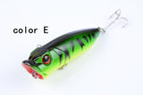 5X 6.5cm Popper Poppers Fishing Lure Lures Surface Tackle Fresh Saltwater - Extra Image