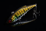 6x 8cm Vib Bait Fishing Lure Lures Hook Tackle Saltwater - 45-Degree Angle