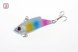 10x 5.5cm Vib Bait Fishing Lure Lures Hook Tackle Saltwater - 45-Degree Angle