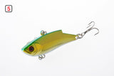 10x 5.5cm Vib Bait Fishing Lure Lures Hook Tackle Saltwater - Close-Up Angle