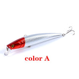 5x Popper Minnow 13cm Fishing Lure Lures Surface Tackle Fresh Saltwater - 45-Degree Angle