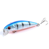 10x Popper Poppers 7.2cm Fishing Lure Lures Surface Tackle Fresh Saltwater - Front View