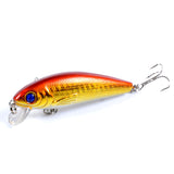 10x Popper Poppers 7.2cm Fishing Lure Lures Surface Tackle Fresh Saltwater - Top-Down View