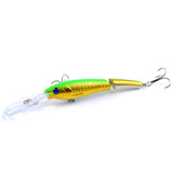 6x Popper Minnow 13.3cm Fishing Lure Lures Surface Tackle Fresh Saltwater - Front View
