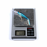 6x Popper Minnow 13.3cm Fishing Lure Lures Surface Tackle Fresh Saltwater - Low Angle