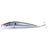 7x Popper Minnow 11.8cm Fishing Lure Lures Surface Tackle Fresh Saltwater - Front View