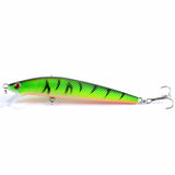 7x Popper Minnow 11.8cm Fishing Lure Lures Surface Tackle Fresh Saltwater - Side View