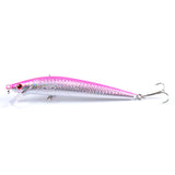7x Popper Minnow 11.8cm Fishing Lure Lures Surface Tackle Fresh Saltwater - Rear View
