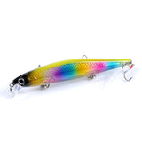 7x Popper Minnow 11cm Fishing Lure Lures Surface Tackle Fresh Saltwater - 45-Degree Angle