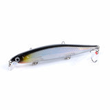 7x Popper Minnow 11cm Fishing Lure Lures Surface Tackle Fresh Saltwater - Rear View