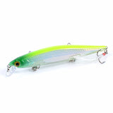 7x Popper Minnow 11cm Fishing Lure Lures Surface Tackle Fresh Saltwater - Low Angle