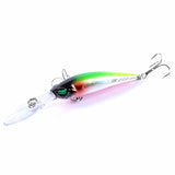 6x Popper Minnow 9.4cm Fishing Lure Lures Surface Tackle Fresh Saltwater - Front View