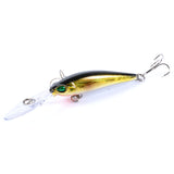 6x Popper Minnow 9.4cm Fishing Lure Lures Surface Tackle Fresh Saltwater - Low Angle