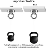 Heavy Duty Magnetic Hooks 30KG Countersunk Hole Eyebolt Kitchen, Office and Garage - Rear View